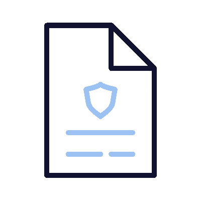 Image d'un document avec un logo de protection